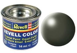 Revell Enamel Paint number 361 silk matt olive green