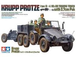 Tamiya Krupp towing truck with 37mm PAK