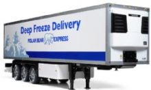 Tamiya 3 axle Reefer semi-trailer
