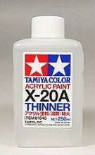 Tamiya mini acrylic paint X-20A thinner 250ml