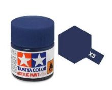 Tamiya mini acrylic paint 10ml X-3 gloss royal blue