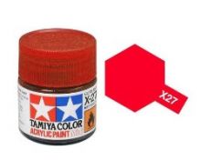 Tamiya mini acrylic paint 10ml X-27 clear red