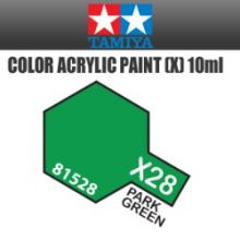 Tamiya mini acrylic paint 10ml X-28 gloss park green