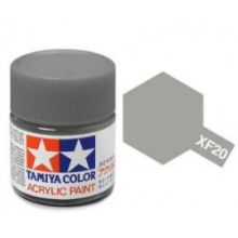 Tamiya mini acrylic paint 10ml XF-20 flat medium grey