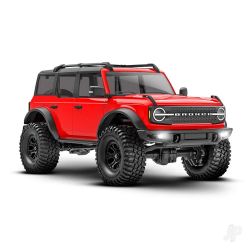 TRX-4ᴍ 2021 Ford Bronco 1:18 4X4 Electric Trail Crawler, Red (+ TQ 2-ch, ECM-2.5, Titan 87T, 750mAh 2-Cell LiPo, USB Charger)