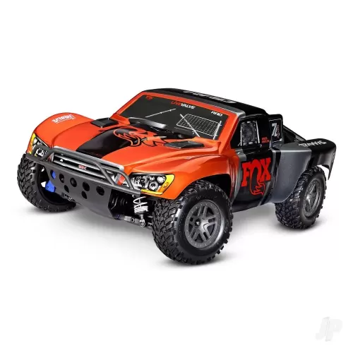 Slash 4X4 BL-2S 1:10 4WD RTR Brushless Electric Short Course Truck, Fox (+ TQ 2-ch, BL-2s, 3300kV)