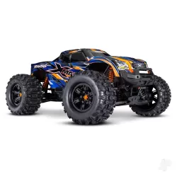 X-Maxx Belted 1:6 8S 4WD Electric Monster Truck, Orange (+ TQi 2-ch, VXL-8s, Velineon 1200XL, TSM, Belted Tyres)