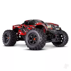 X-Maxx Belted 1:6 8S 4WD Electric Monster Truck, Red (+ TQi 2-ch, VXL-8s, Velineon 1200XL, TSM, Belted Tyres)