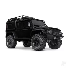 Black TRX-4 Land Rover Defender 1:10 4X4 Electric Trail Crawler (+ TQi 4-ch, XL-5 HV, Titan 550)