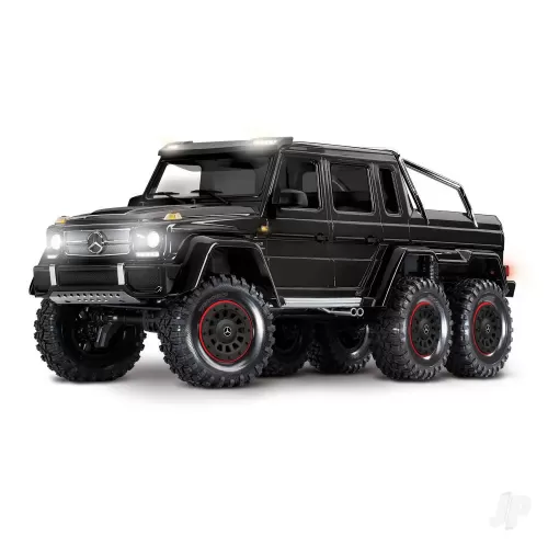 Gloss Black TRX-6 Mercedes-Benz G 63 AMG 1:10 6X6 Electric Scale & Trail Crawler (+ TQi 4-ch, XL-5 HV, Titan 550)