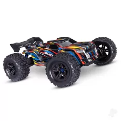 Sledge Belted 1:8 4WD Brushless Electric Monster Truck, Blue (+ TQi 2-ch, TSM, VXL-6S, Belted)