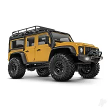 TRX-4M Land Rover Defender 1:18 4WD Electric Trail Crawler, Tan (+ TQ, ECM-2.5, Titan 87T, 750mAh LiPo, USB charger)