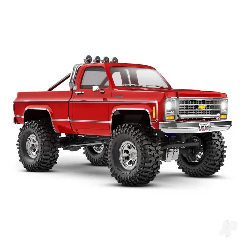 TRX-4M Chevrolet 1979 K10 1:18 4WD Electric Trail Crawler, Red (+ TQ, ECM-2.5, Titan 87T, 750mAh LiPo, USB charger)