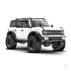 TRX-4M Ford Bronco 1:18 4WD Electric Trail Crawler, White (+ TQ, ECM-2.5, Titan 87T, 750mAh LiPo, USB charger)